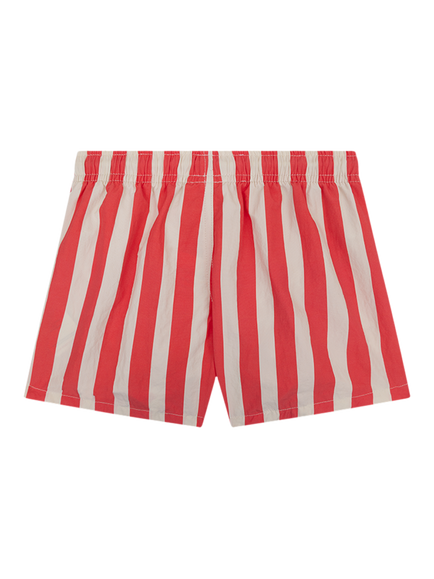 Swim Essentials Kids' Coast Charm Swim Shorts, Red Striped - view 2, Red Striped