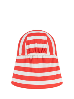 Swim Essentials Baby Sea La Vie UPF50 Sun Cap, Red Striped - view 2, Red Striped