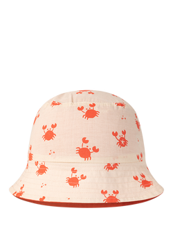 Swim Essentials Kids' Reversible Crab Print Sun Hat, Multi, Multi