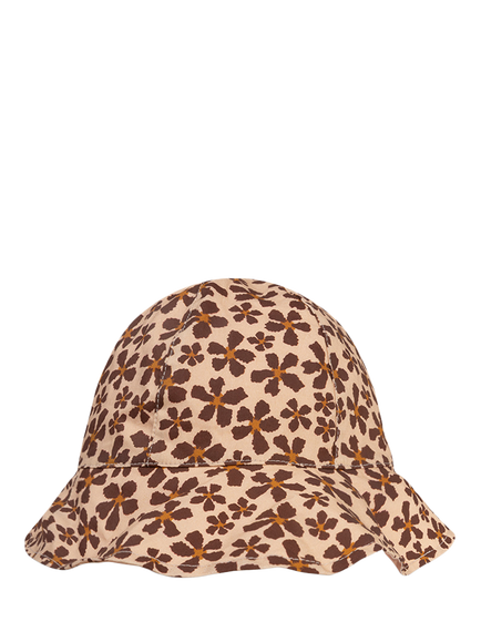 Swim Essentials Baby Reversible Wild Flower Beach Hat, Brown Floral, Brown Floral