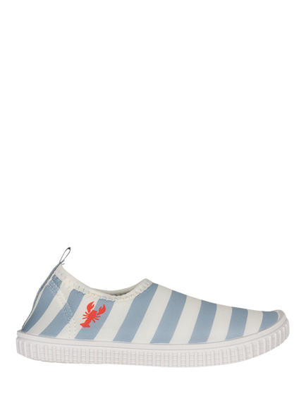 Swim Essentials Kids' Catch Of The Day Anti Slip Shoes, Blue Striped, Blue Striped