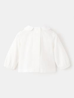 Mango Baby Luz Blouse, Natural White - view 2, Natural White
