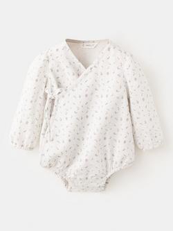 Mango Baby Silver Romper, White/Pink, White/Pink