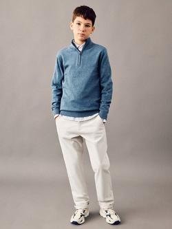 Mango Kids' Piccolo Chino Trousers, White