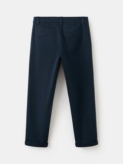 Mango Kids' Piccolo Chino Trousers - view 2, Navy