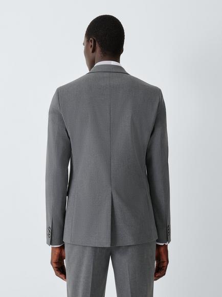 John Lewis Slim Fit Starter Suit Jacket, Grey - view 2, Grey