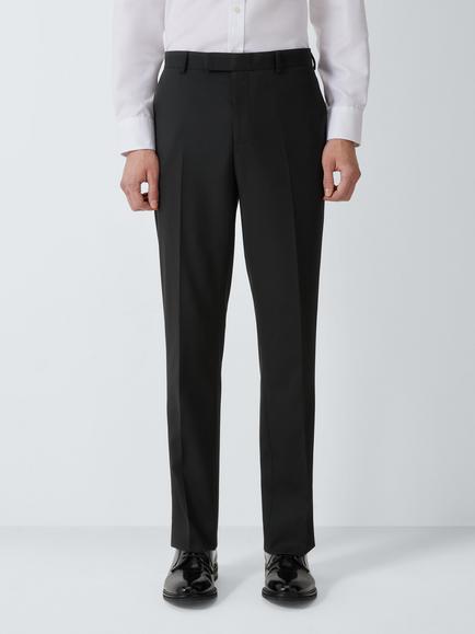 John Lewis Starter Suit Trousers, Black, Black