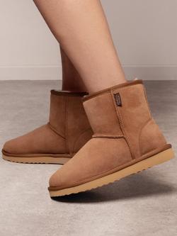 Celtic & Co. Sheepskin Bootee Slippers, Chestnut - view 2, Chestnut