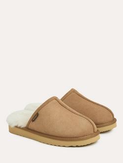 Celtic & Co. Sheepskin Mule Slippers, Chestnut - view 2, Chestnut