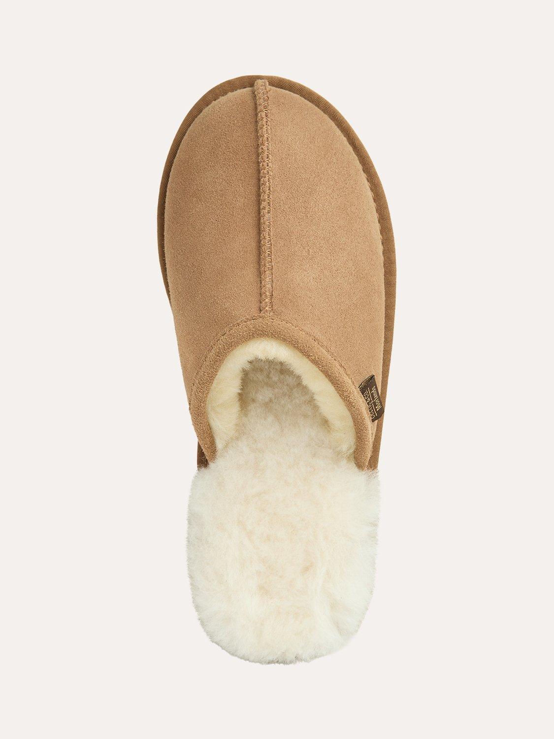 Product image 7 of 8, which shows Celtic & Co. Sheepskin Mule Slippers, Chestnut, 3