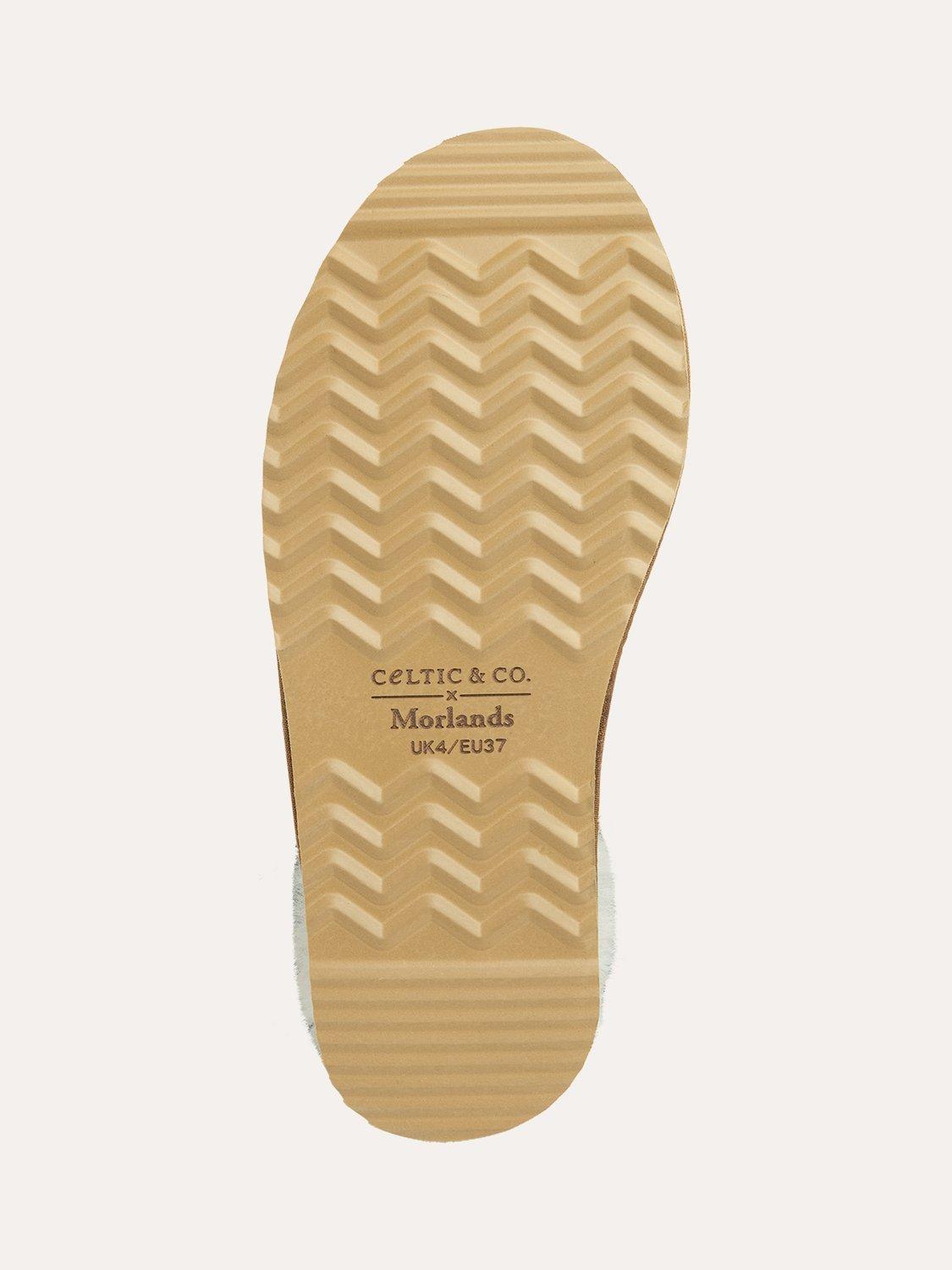 Product image 8 of 8, which shows Celtic & Co. Sheepskin Mule Slippers, Chestnut, 3