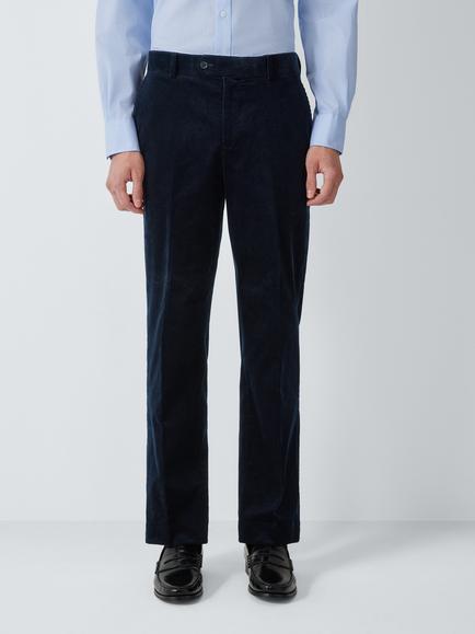 John Lewis Corduroy Trousers, Navy