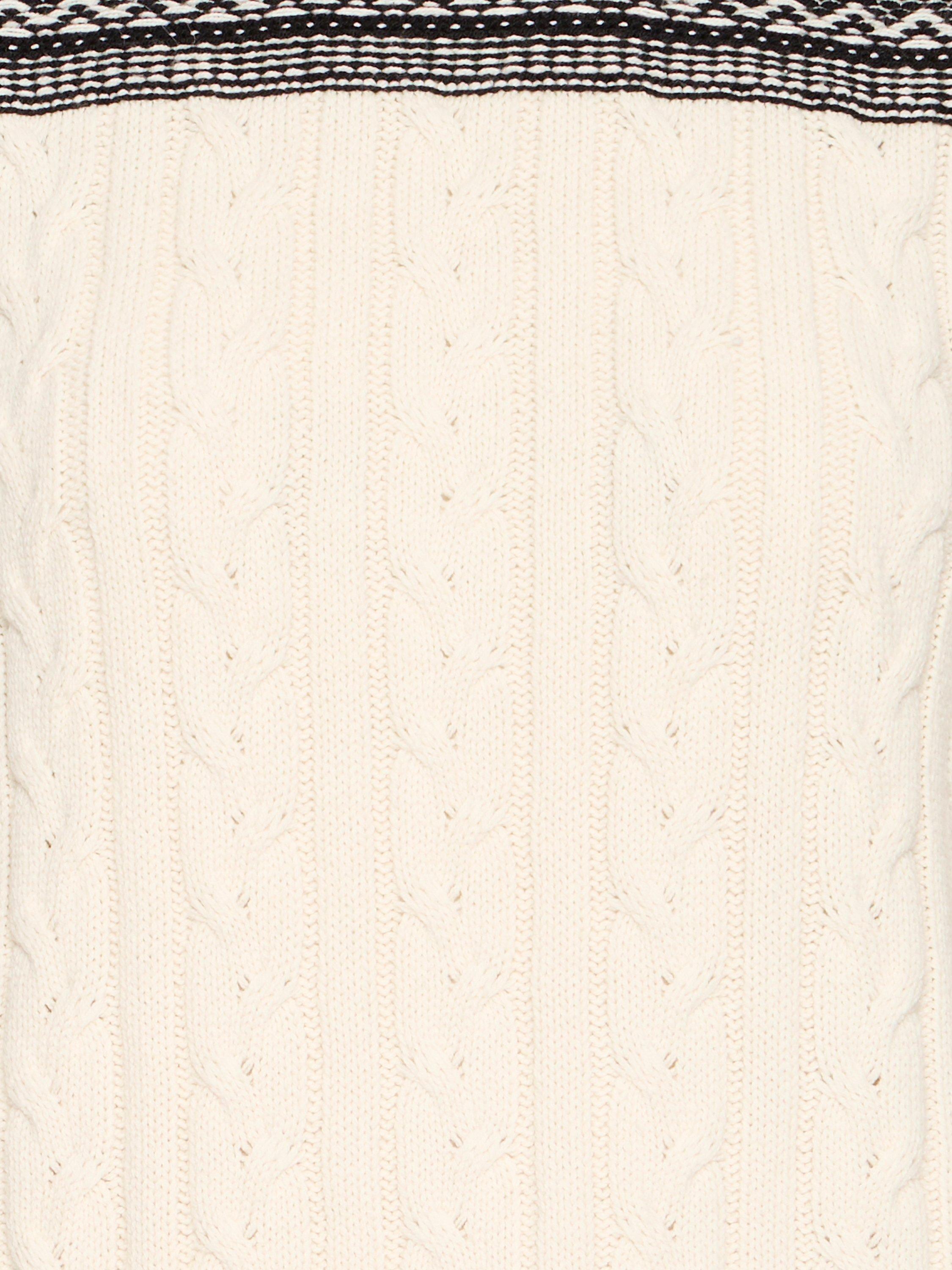 Product image 7 of 7, which shows ICHI Barisa Cable Knit Jumper, Birch, XXL