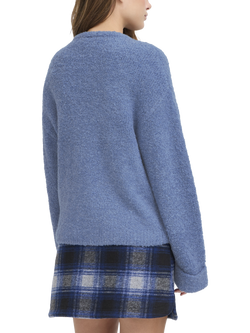 ICHI Ihblarisa Jumper - view 2, Blue Yonder