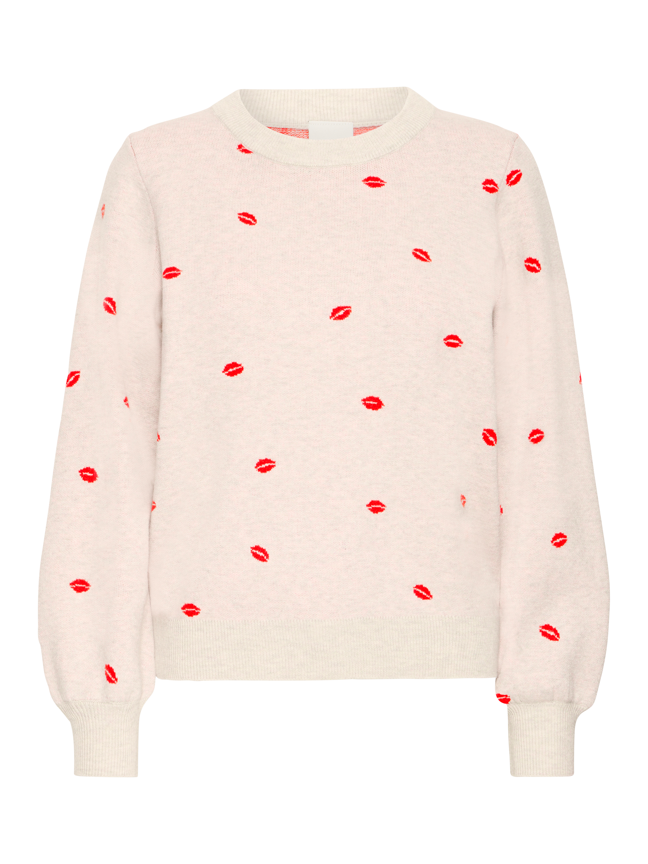 Product image 5 of 7, which shows ICHI Ihbrielle Jumper, Oatmeal Melange, XS