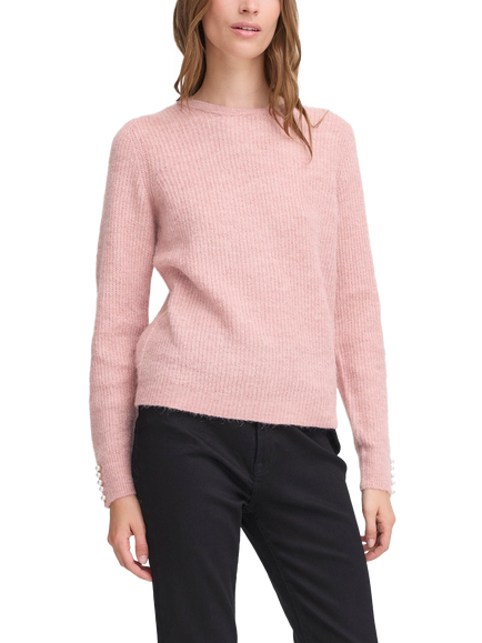 ICHI Kamara Crew Neck Jumper, Zephyr