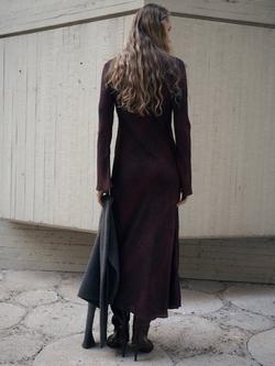 Mango Alegra Snake Print Midi Dress, Dark Red - view 2, Dark Red