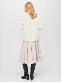 Mango Basic Long Sleeve Shirt, Natural White - view 2, Natural White