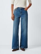 John Lewis High Waist Wide Leg Jeans