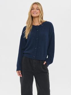 Saint Tropez Nova Crew Neck Embellished Cardigan, Night Sky