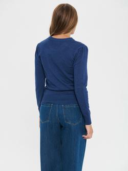 Saint Tropez Cherri Embellished Jumper, Blue - view 2, Blue