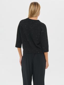 Saint Tropez Nova Shimmer Jumper - view 2, Black