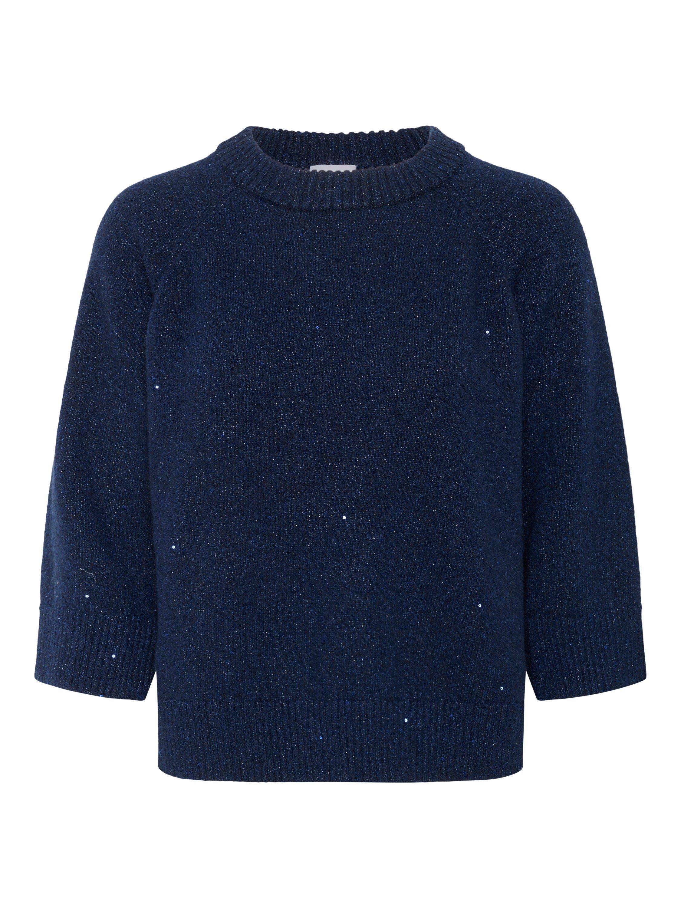 Product image 5 of 6, which shows Saint Tropez Nova Shimmer Jumper, Night Sky, XS