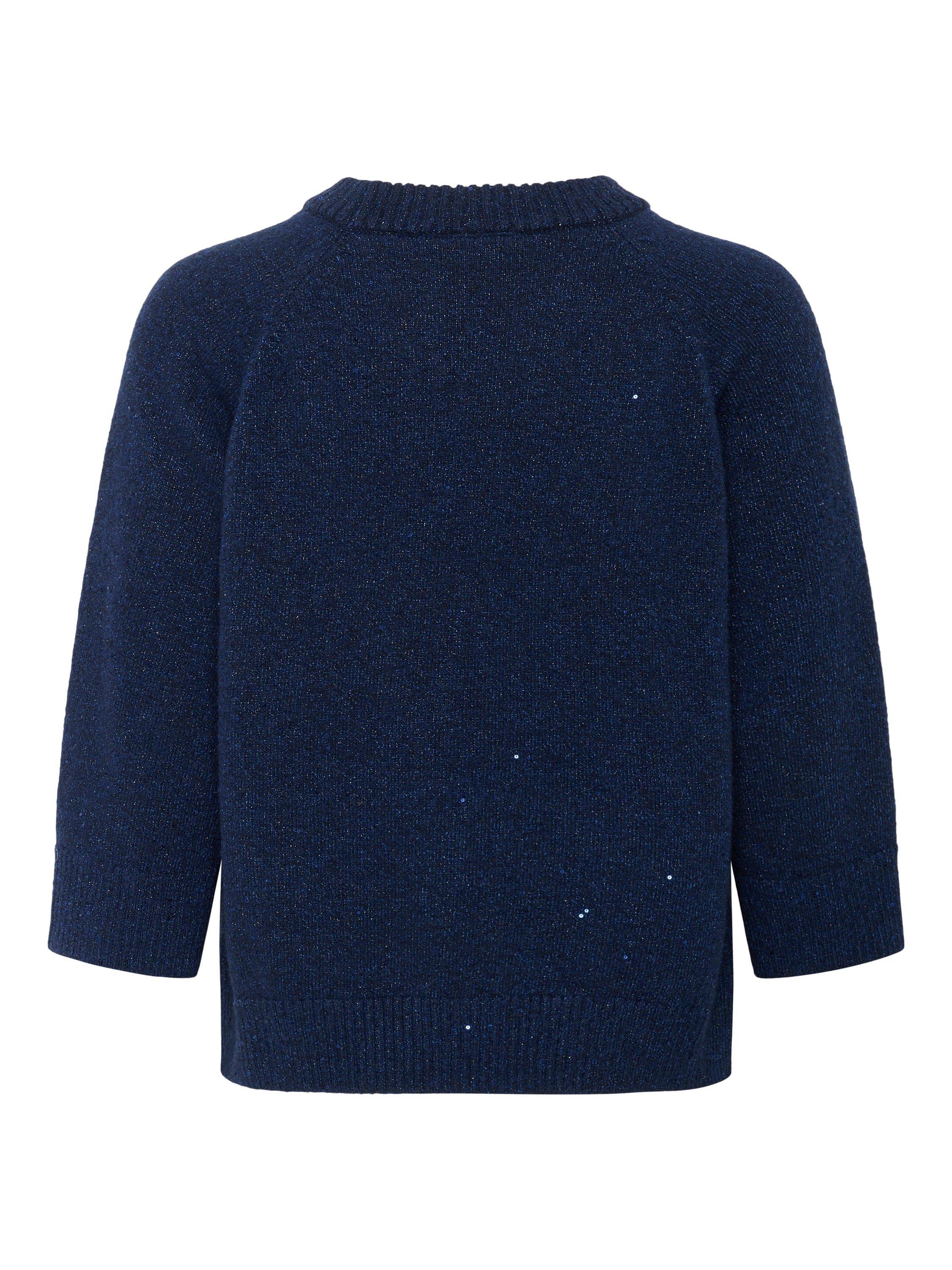 Product image 6 of 6, which shows Saint Tropez Nova Shimmer Jumper, Night Sky, XS