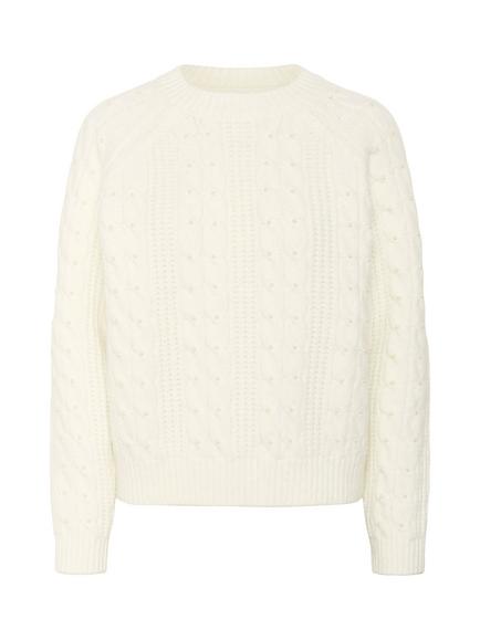Saint Tropez Nyla Chunky Knit Jumper, Ice, Ice