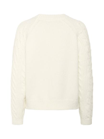 Saint Tropez Nyla Chunky Knit Jumper, Ice - view 2, Ice