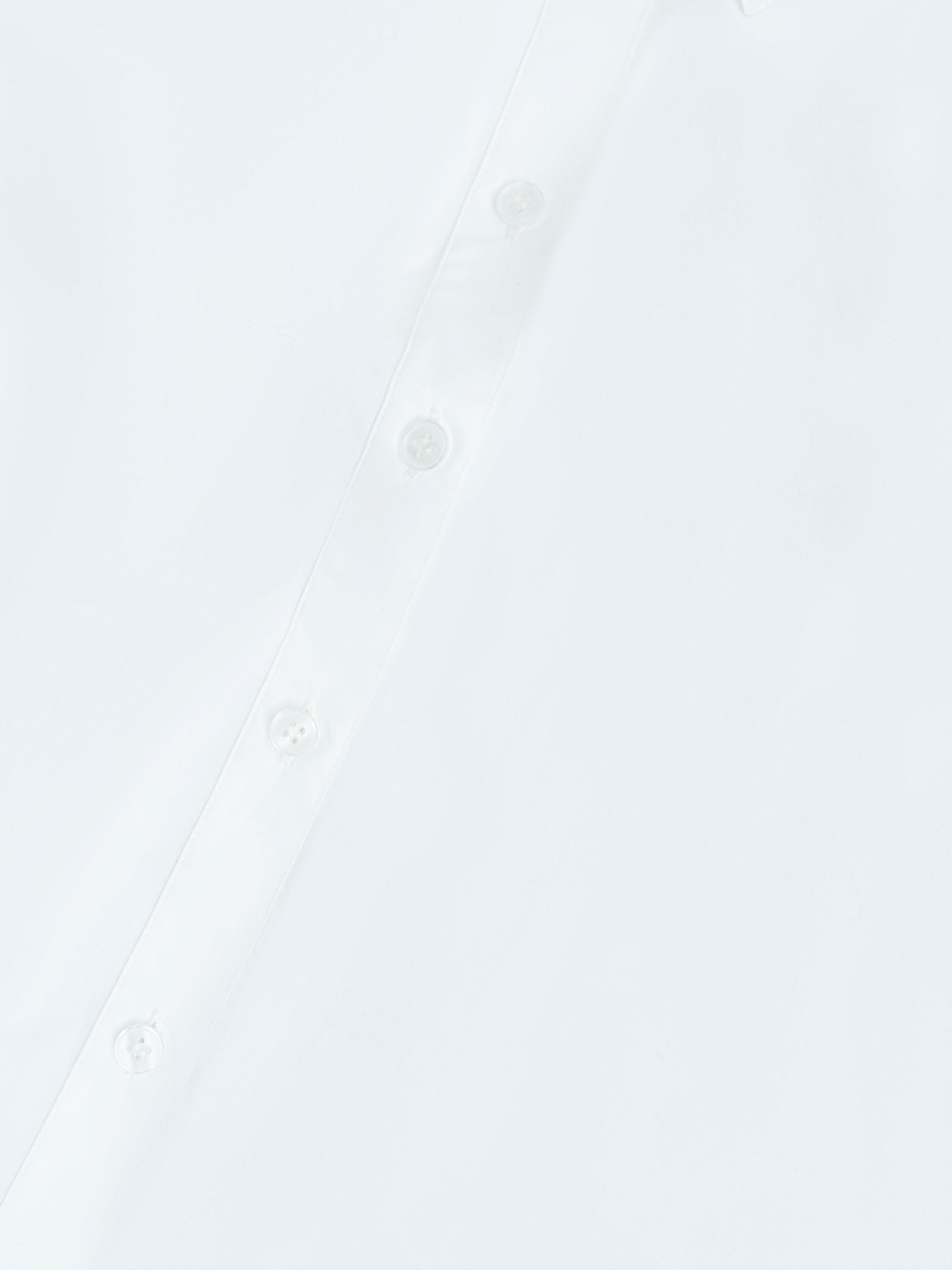 Product image 7 of 8, which shows Hobbs Andie Boxy Long Sleeve Shirt, White, 10