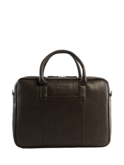 totes Leather Laptop Bag, Brown