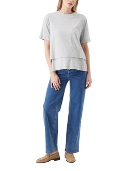 Ripe Claud Nursing T-Shirt, Grey Marl