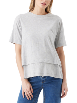Ripe Claud Nursing T-Shirt - view 2, Grey Marl