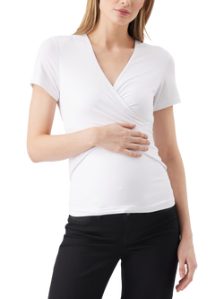 Ripe Luxe Knit Embrace Nursing T-Shirt - view 2, White