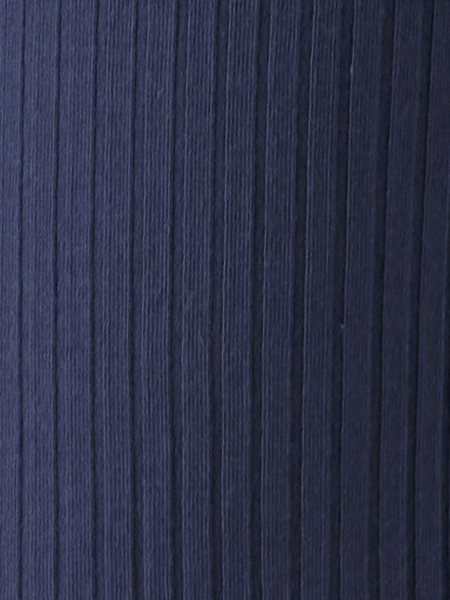 Product image 6 of 6, which shows Ripe Mike Ribbed Nursing Top, Navy, XS