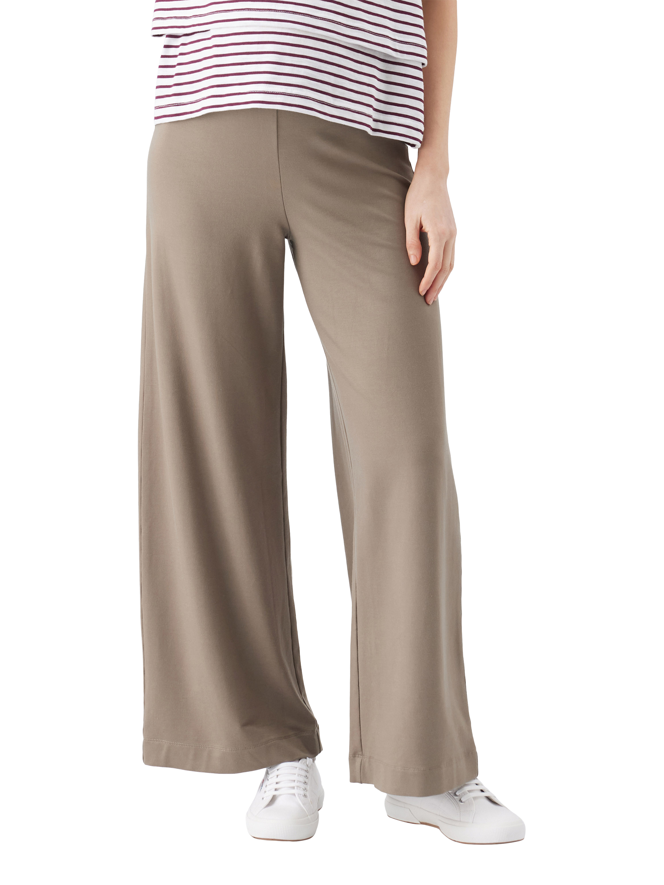 Product image 3 of 6, which shows Ripe Isha Wide Leg Trousers, Olive, XS