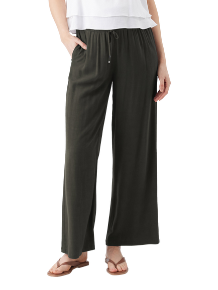 Ripe Wide Leg Maternity Trousers, Olive, Olive