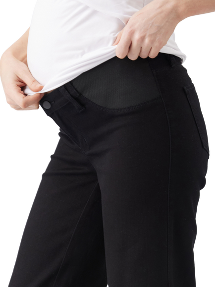 Ripe Kyle Wide Leg Maternity Jeans, Black - view 2, Black