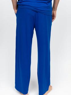 Cyberjammies Ashley Jersey Pyjama Bottoms, Dark Blue - view 2, Dark Blue
