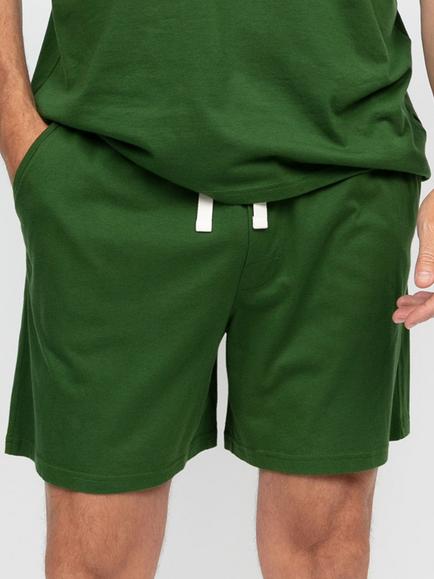 Cyberjammies Charlie Jersey Pyjama Shorts, Green, Green