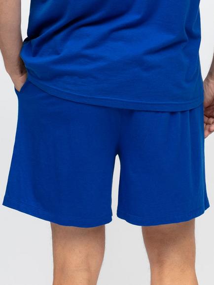 Cyberjammies Ashley Jersey Pyjama Shorts, Dark Blue - view 2, Dark Blue