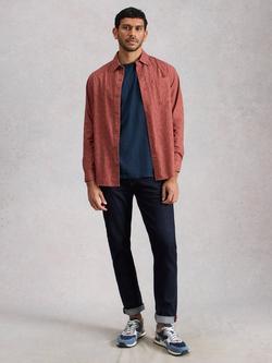 White Stuff Finsbury Cotton Shirt, Pink