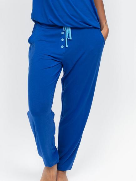 Cyberjammies Ashley Jersey Pyjama Bottoms, Dark Blue, Dark Blue