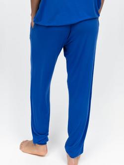 Cyberjammies Ashley Jersey Pyjama Bottoms, Dark Blue - view 2, Dark Blue