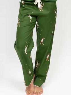 Cyberjammies Charlie Tennis Print Pyjama Bottoms, Green, Green