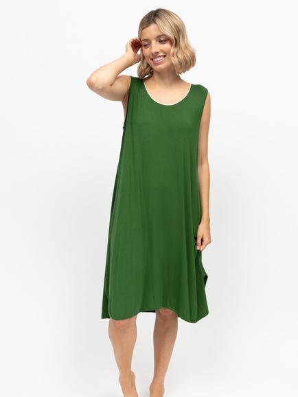 Cyberjammies Charlie Jersey Swing Nightdress, Green, Green