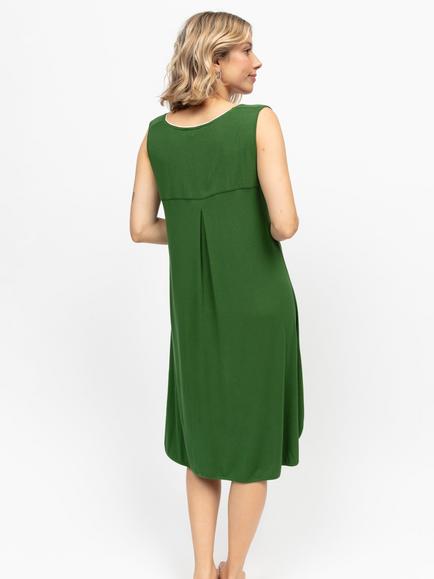 Cyberjammies Charlie Jersey Swing Nightdress, Green - view 2, Green