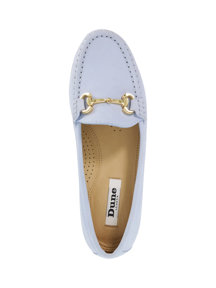 Dune London Glenniee Nubuck Suede Snaffle Trim Loafers - view 2, Blue