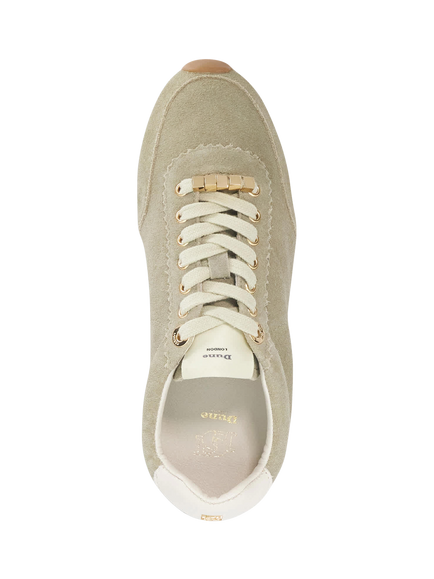 Dune London Evalinna Suede Trainers - view 2, Green